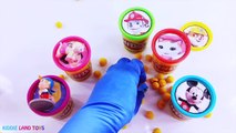 Learn Colors! Disney Frozen Paw Patrol Sheriff Callie Doc McStuffins Play-Doh Surprise Tubs