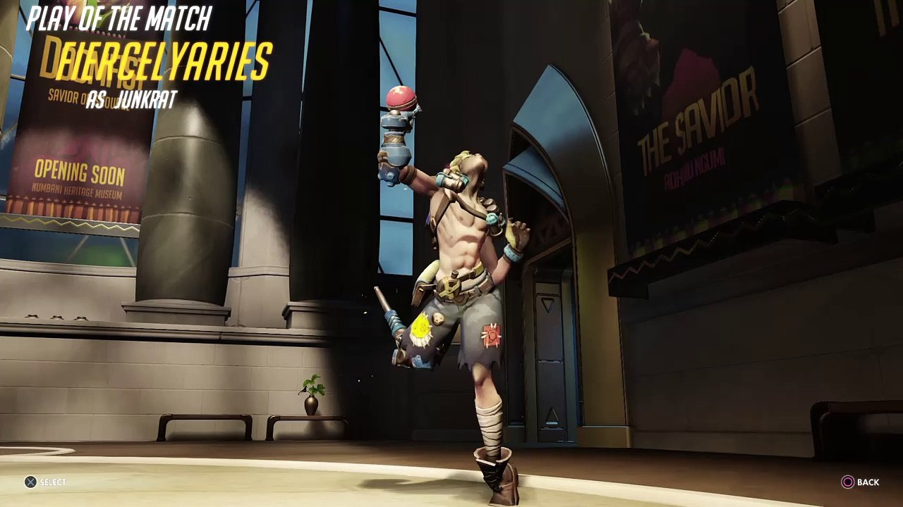 *Junkrat voice* I'm on fire!
