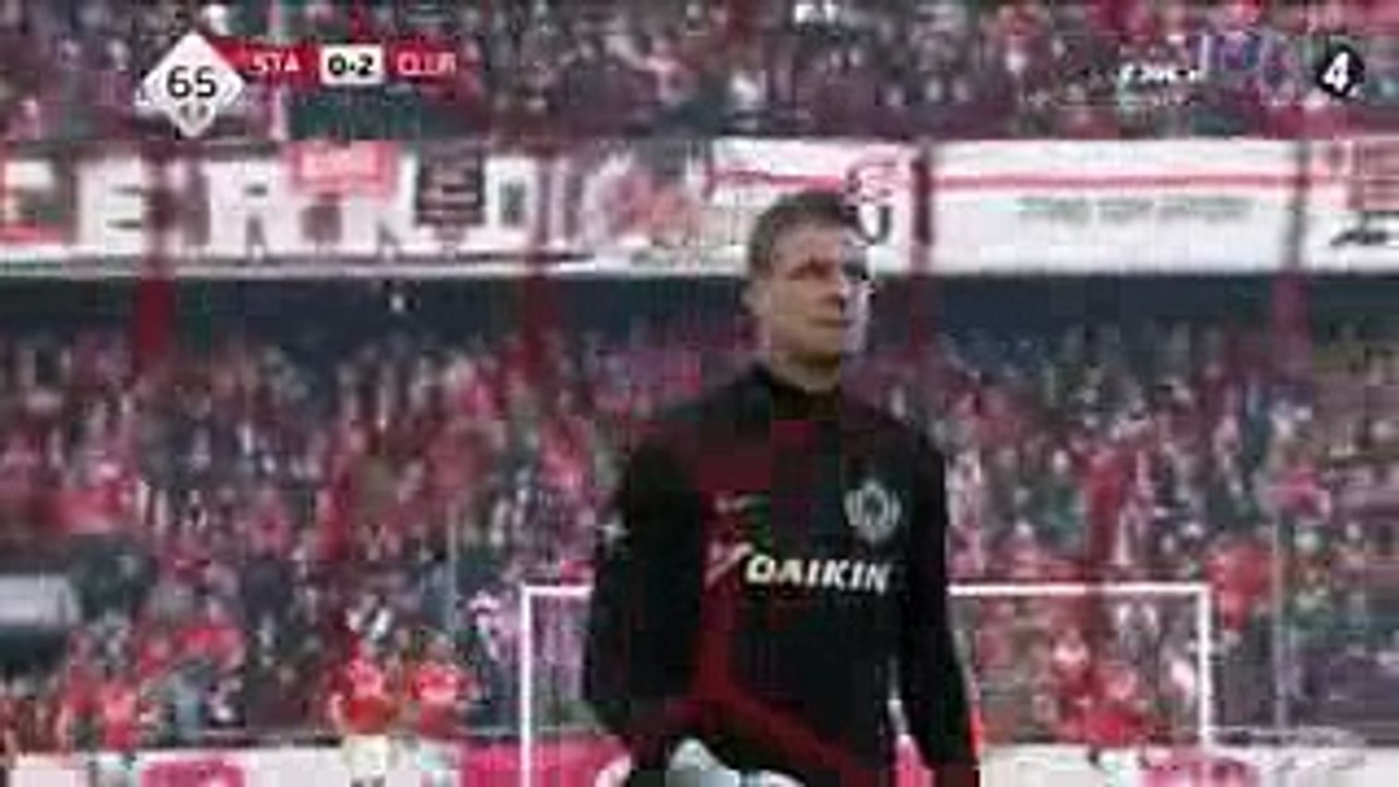 Ruud Vormer Fantastic Free Kick Goal - Standard Liege 0-2 Club Brugge 22.01.2017