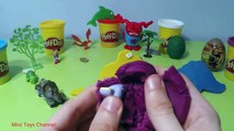 Play Doh Dinosaur Surprise Egg Toys Minnie Mouse Dragon Alien Chewbacca Dinosaurios de Plastilina HD