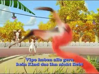 Vipo der fliegende Hund - Kinderserie - Intro zum Mitsingen (Karaoke, Kinderlieder, Animation)-zxjxEP1_JpE