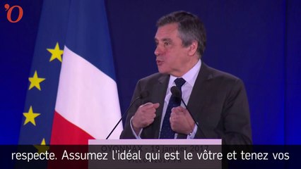 Download Video: François Fillon traite ses rivaux de 