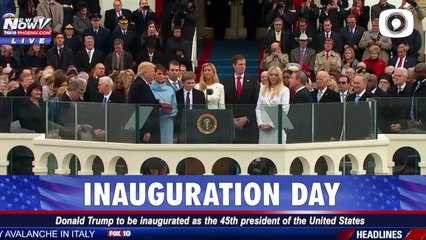 Trump se fait troller lors de son serment