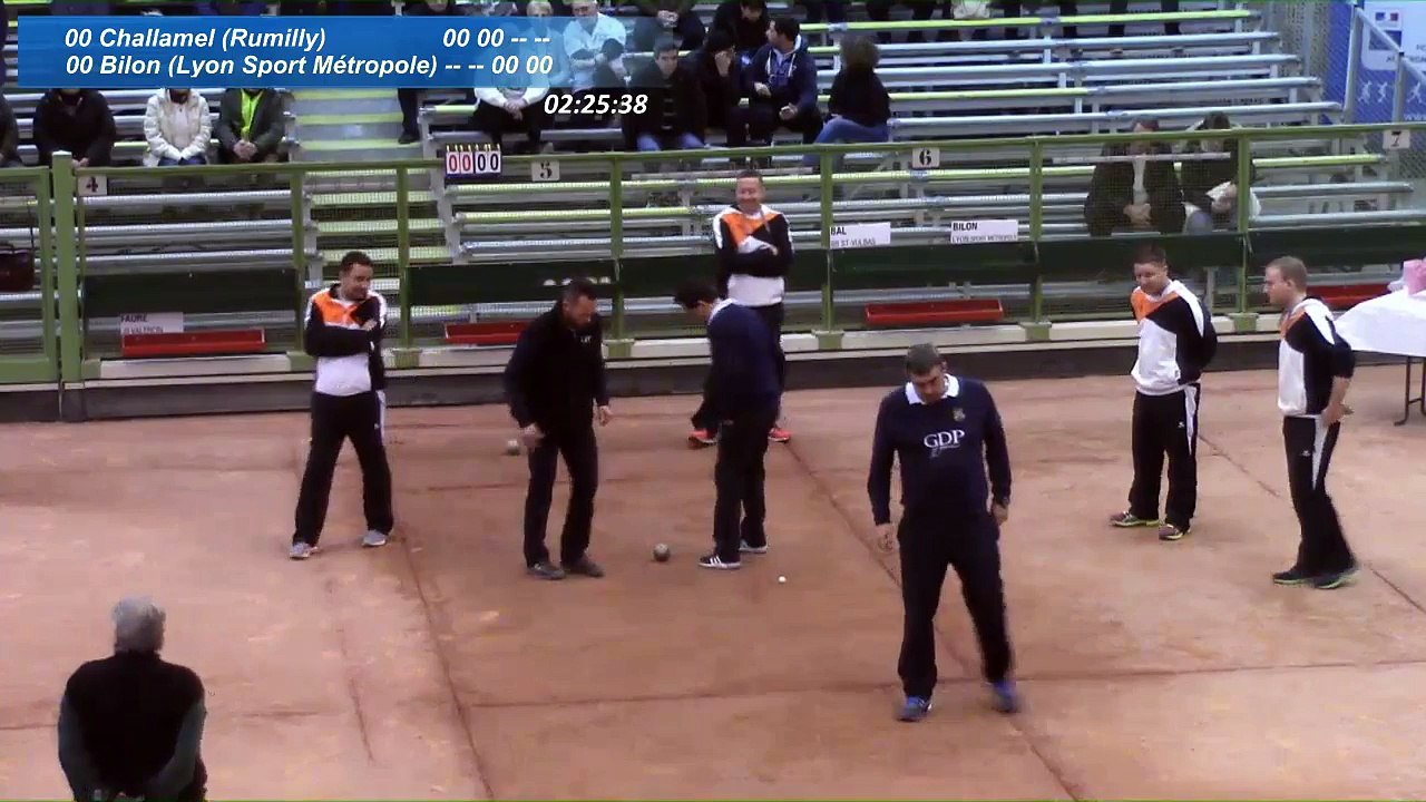 La finale, septième étape du Trophée Super 16, Sport Boules, Saint-Quentin Fallavier 2017