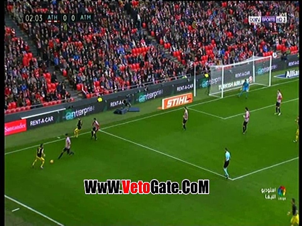 "اتلتيكو مدريد" يتعادل امام اتلتيك بيلباو 1/1