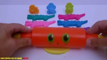 Play Dough Crocodile Molds with Bumble Bee Shapes Fun Learning Colours for Kids