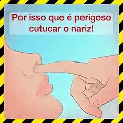 Tira o dedo do nariz
