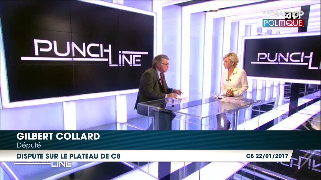 "Punchline" : Gilbert Collard et Laurence Ferrari s'écharpent sur le plateau de C8