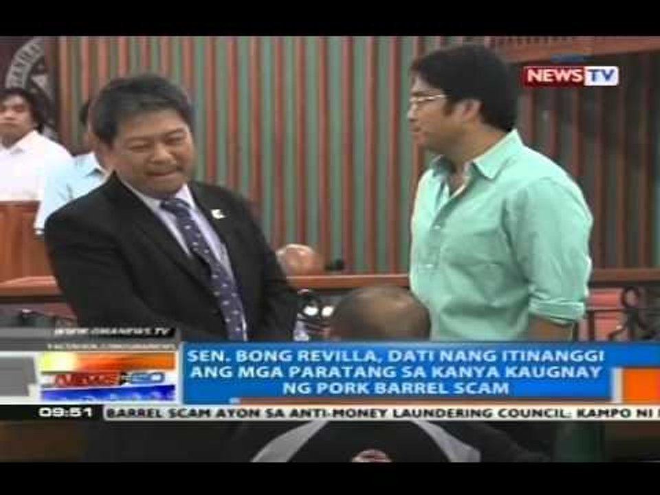 NTG: Sen. Revilla, dati nang itinanggi ang mga paratang sa kanya kaugnay ng pork barrel scam