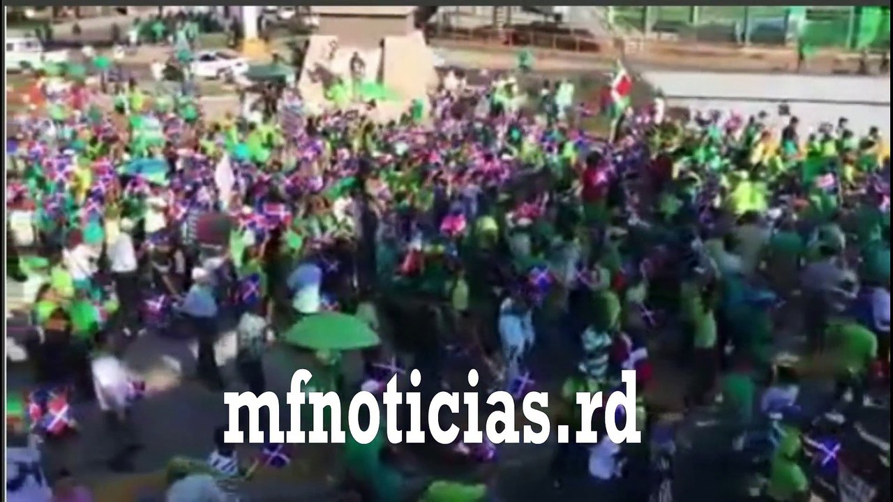 marchan en contra de la corrupción y la impunidad en república dominicana