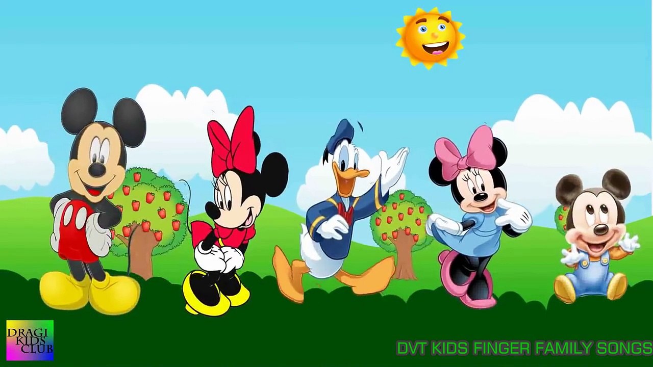 Daddy Finger Family Mickey Mouse - Daddy Finger Family Songs- Mickey Mouse Nursery Rhymes Cartoon