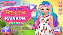 Modern Rapunzel Rainbow Trends Princess Rapunzel Game Disney Princess Game For Kids