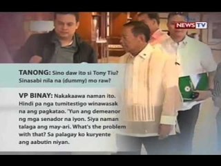 Vice Pres. Binay, nakipag-boodle fight