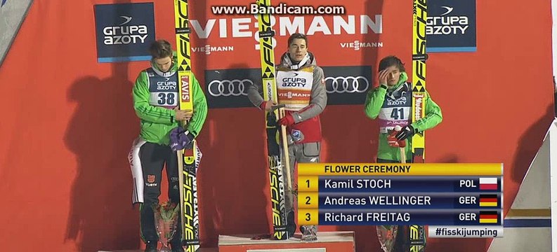 Kamil Stoch Zakopane 22.01.2017 Hymn Narodowy
