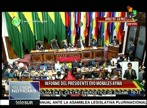 Pronuncia Evo Morales balance de 11 años de gestión en Bolivia