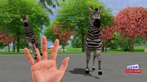 Colors Dinosaurs attacks Gorilla Finger family 3d Animation - Tiger Cartoons Finger family Nursery
