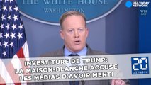 Investiture de Trump: La Maison-Blanche accuse les médias d'avoir menti