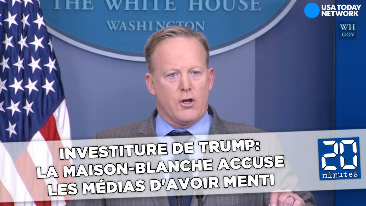 Investiture de Trump: La Maison-Blanche accuse les médias d'avoir menti