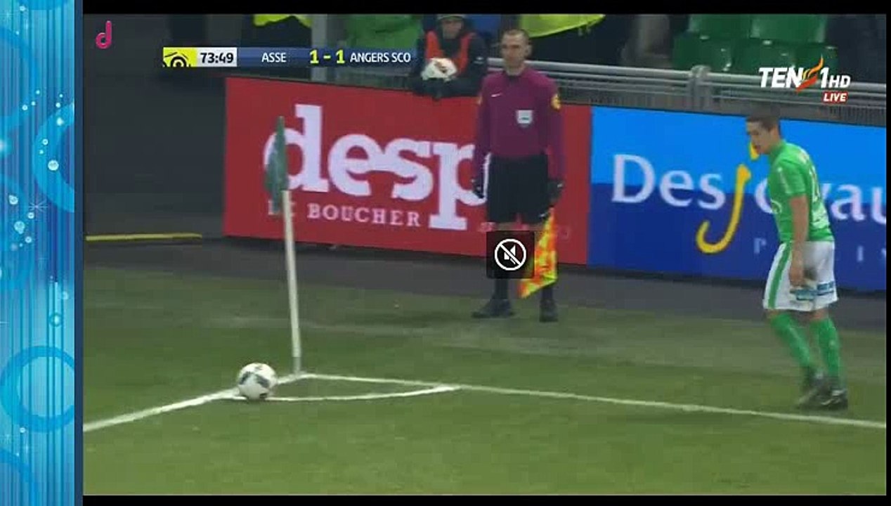 Loic Perrin Goal HD - Saint-Étienne 2 - 1	Angers 22.01.2017