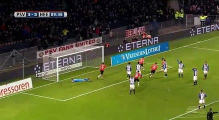 Moreno  GOAL (4:3) PSV vs Heerenveen