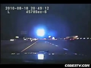 Wrong Way Driver Hits Police Head-On - YouTube