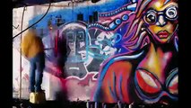 Graffiti Mural Art Painting by Atlanta Artist Corey Barksdale
