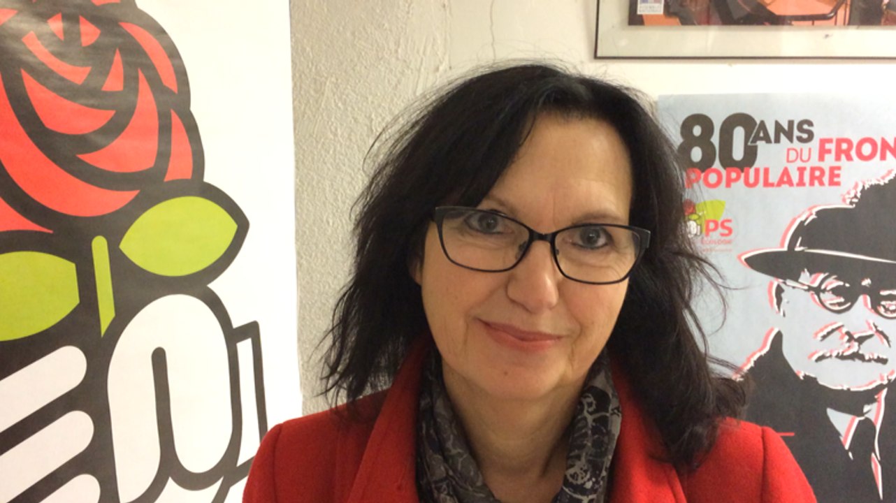 Martine  Chantecaille, porte-parole de Benoît Hamon en Vendée