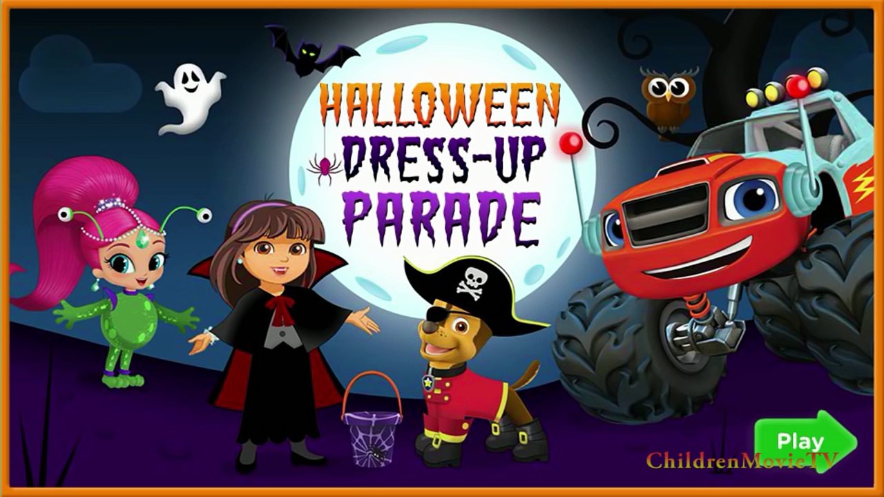 Hallowen Dress Up Parade Nick Jr. Game for Kids Dora and Friends Full HD Video