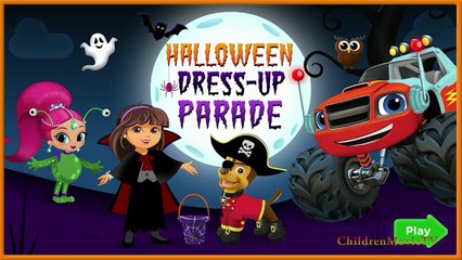 Hallowen Dress Up Parade Nick Jr. Game for Kids Dora and Friends Full HD Video