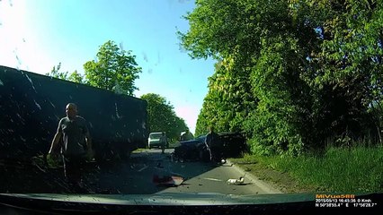 Heavy head on collision and some aftermath pictures
