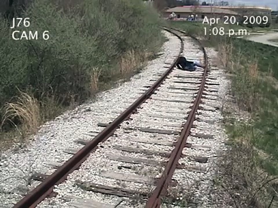 MAN HIT BY TRAIN