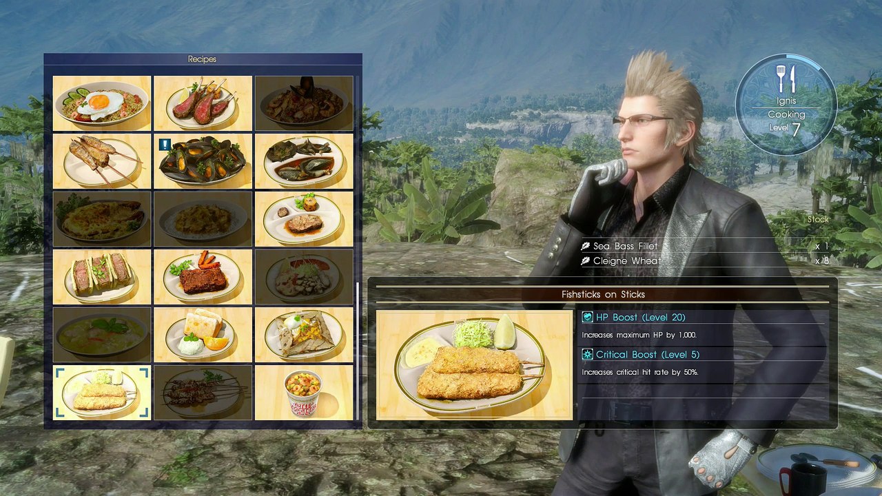 FINAL FANTASY XV FIRST TIME PLAYTHROUGH PART 116 PHOTO OP LAKEFRONT THE EVER VALOROUS REGALIA
