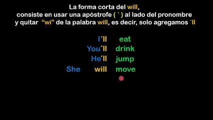 Lesson 05  S08 FORMA CORTA DEL FUTURO CON WILL