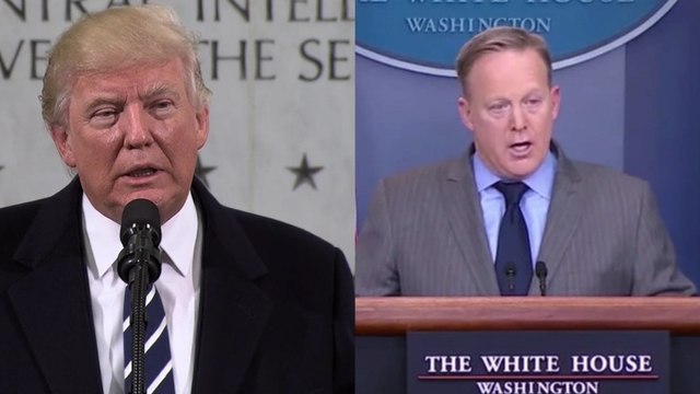 Trump's team responds after his controversial first day