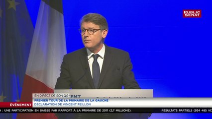 REPLAY. Vincent Peillon souhaite « une forte mobilisation » dimanche prochain, sans donner de consigne de vote