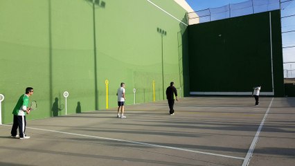 Frontenis 2ª partida 3ª división Rivas vs Talamanca set 1 y 2