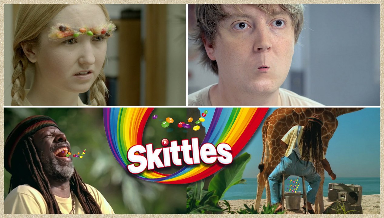 Top 10 Funniest Skittles Taste The Rainbow Commercials Ever
