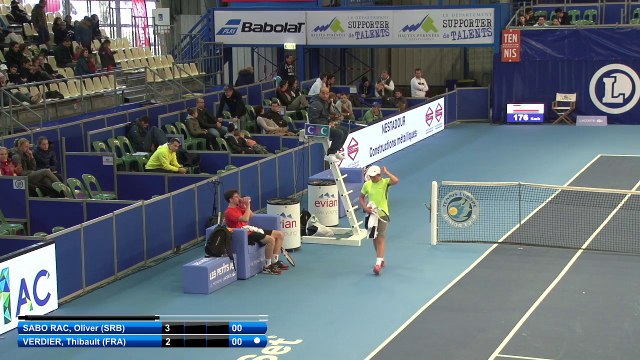 Thibault VERDIER (FRA) vs Oliver SABO RAC (SER) - 2nd round International Qualifications - Les Petits As 2017
