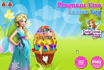 Pregnant Elsa Easter Egg Беременная Эльза пасхальное яйцо
