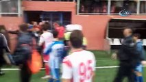 Zonguldak’ta maçta tekme tokat kavga…