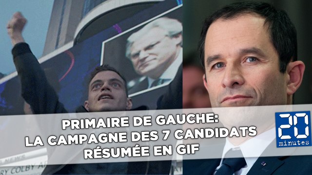 Primaire de gauche: La campagne des 7 candidats résumée en GIF