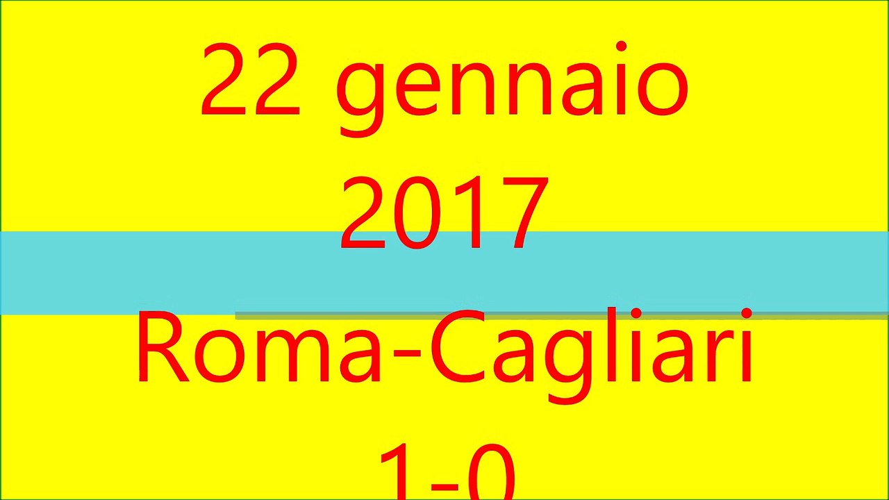 Roma-Cagliari 1-0