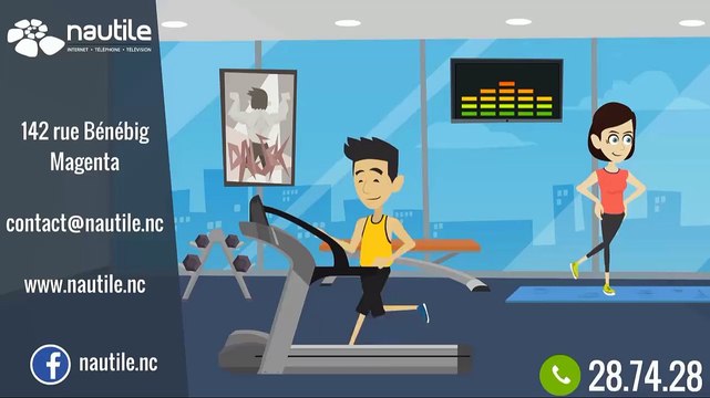 S'éclater sur internet (Nautile internet - Adsl et Fibre optique Nouvelle-Calédonie)