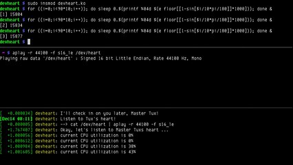 dev_heart, Listen to Master Tux's heartbeat with Linux Kernel Module-yIGJkQLtFM0