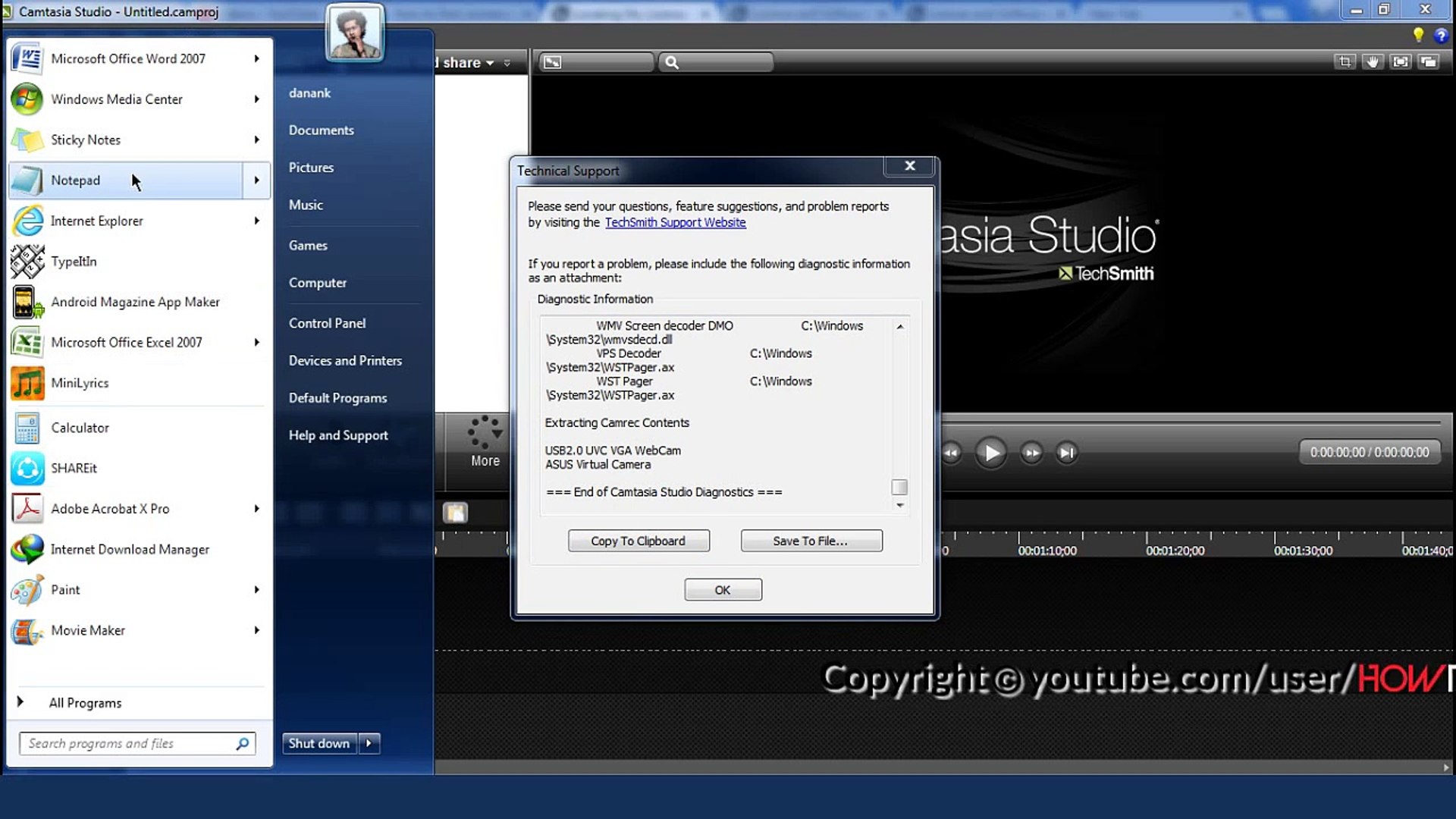How to find your Camtasia Studio Serial Number _ Software Key-_DZjezqn7co -  video Dailymotion