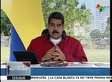 Pdte. de Venezuela reitera que sigue a favor del diálogo con la MUD