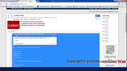 Create HTML Bullet List-BNNyZvLRygk