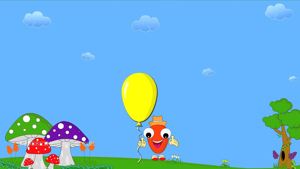 Learn colors with colorful balloons │Balloon colors for kids │Kids rhymes and videos