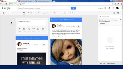 How to Download HD Videos from Google Plus (2015) & Create Strikethrough Text in HTML