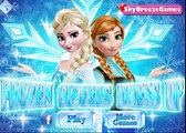 Frozen Sisters Dress Up, Disney Frozen Elsa and Anna Games, Baby Games, Dressup Game
